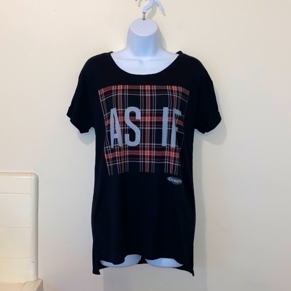 Womenβs Clueless βAs Ifβ Short Sleeve Graphic Tee